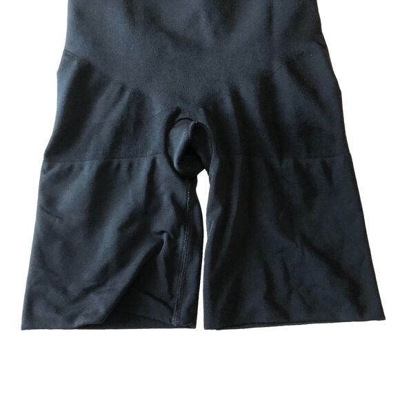Spanx Power Series Black Body Suit Mid Thigh Size Large - Picture 7 of 8